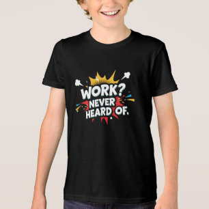 T-shirt En Tri-matière Travail ? Jamais entendu parler
