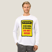 T-shirt En Tri-matière Travail Lent en Progrès (Recto complet)