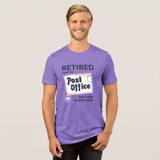 T-shirt En Tri-matière Travailleur de la poste retraité Mailman Funny (Recto plein)