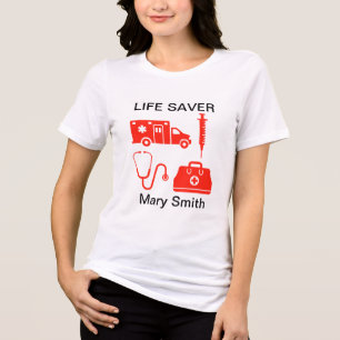 T-shirt En Tri-matière Travailleur Médicale