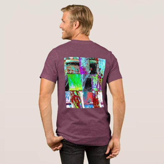 T-shirt En Tri-matière Tri-blend T-Shirt – Abstract Grid (Évier)