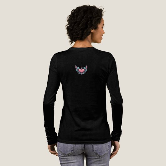 T-shirt En Tri-matière Tribal Winged Heart (Verso complet)