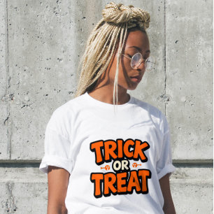 T-shirt En Tri-matière Trick or Treat Moderne Femme Halloween