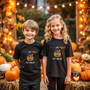 T-shirt En Tri-matière Trick or Treat Yo’ Self Fundy Candy Halloween