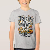 T-shirt En Tri-matière Trick Ou Treat Yself - Halloween (Recto)