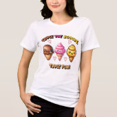 T-shirt En Tri-matière Triple les Scoops, Triple Fun ! (Recto)