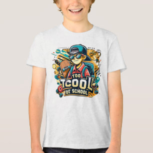 T-shirt En Tri-matière Trop cool pour l'école
