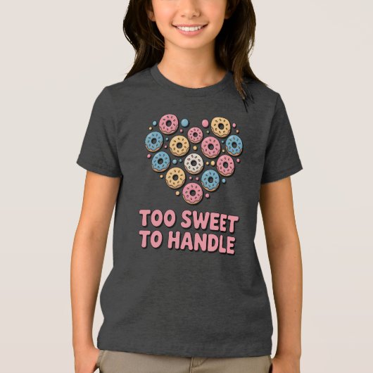 T-shirt En Tri-matière Trop doux à manipuler | Enfants Donut (Recto)