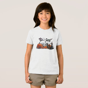 T-shirt En Tri-matière Trop mignon Pour Parler D'Halloween