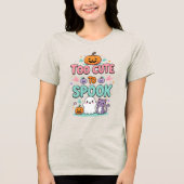T-shirt En Tri-matière Trop mignon pour parler - Kawaii Pastel Halloween (Recto)