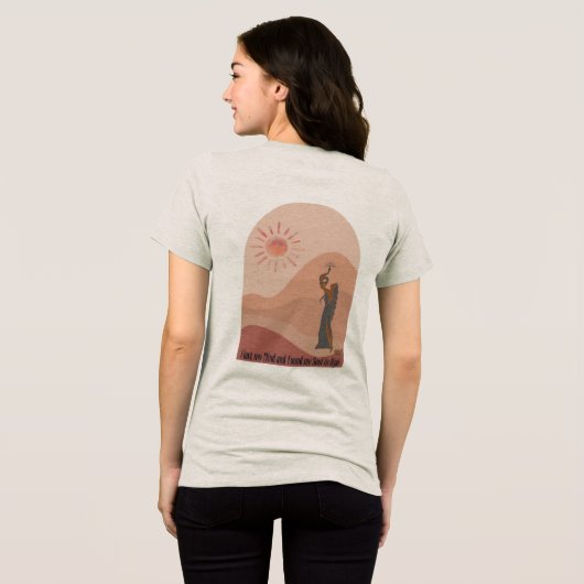 T-shirt En Tri-matière Trouvé mon âme (Verso intégral)