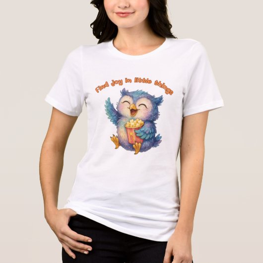 T-shirt En Tri-matière Trouver la joie dans les petites choses - Positive (Recto)
