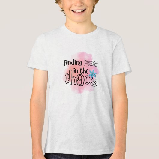 T-shirt En Tri-matière Trouver la paix (Recto)