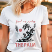 T-shirt En Tri-matière Trouvez-moi sous le raton laveur Palm