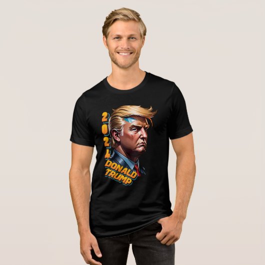 T-shirt En Tri-matière Trump Cyberpunk 2024 T Shirt (Recto plein)