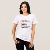 T-shirt En Tri-matière Trump est un artiste bidirectionnel crép prédateur (Recto plein)