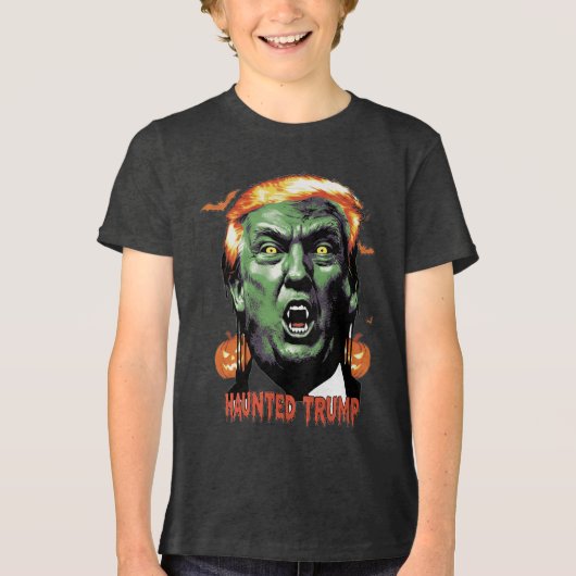 T-shirt En Tri-matière Trump hanté (Recto)