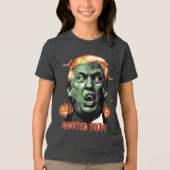 T-shirt En Tri-matière Trump hanté (Recto)