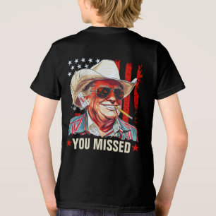 T-shirt En Tri-matière Trump Western Cowboy Vous avez manqué Trump 2024 G
