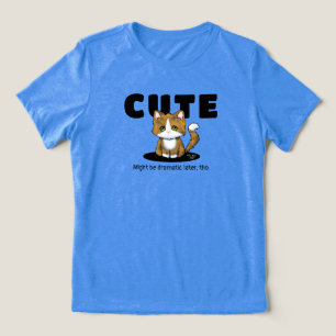 T-shirt En Tri-matière Tuxedo Tortoiseshell Chat Kitten