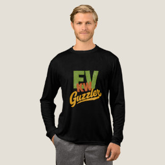 T-shirt En Tri-matière Typographie de véhicule électrique rétro EV KW Guz