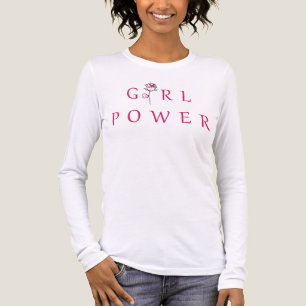 T-shirt En Tri-matière Typographie "Girl Power" Femmes