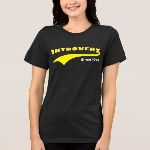 T-shirt En Tri-matière Typographie Jaune Introvertie Swoosh Date personna