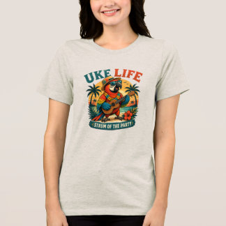 T-shirt En Tri-matière Uke Life Parrot – Island Vibes Ukulele Bird