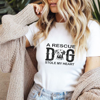 T-shirt En Tri-matière Un chien de sauvetage vole mon cœur conception pou