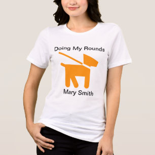 T-shirt En Tri-matière Un chien en laisse