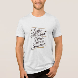 T-shirt En Tri-matière Un magnifique morceau d'art de mots avec un harmon