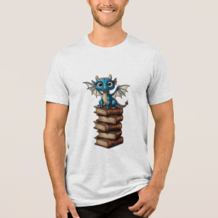 T-shirt En Tri-matière Un minuscule dragon aux yeux surdimensionnés, assi