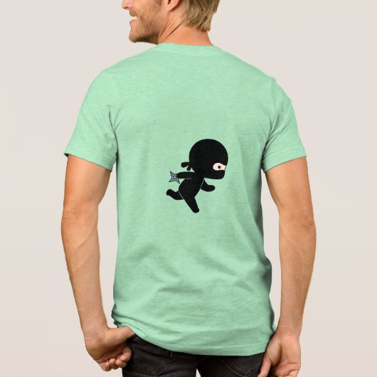 T-shirt En Tri-matière Un minuscule Ninja au coeur (Verso)