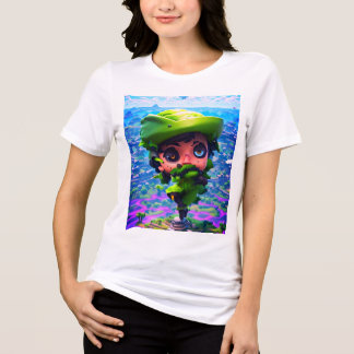 T-shirt En Tri-matière Un personnage caricaturiste