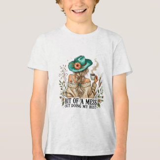 T-shirt En Tri-matière Un Peu De Mess Mais Faire Mon Mieux
