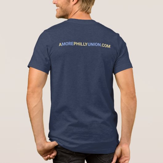 T-shirt En Tri-matière Un T-shirt plus Philly Union (Navy) (Verso)