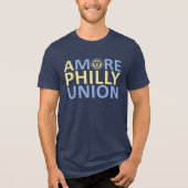 T-shirt En Tri-matière Un T-shirt plus Philly Union (Navy) (Recto)