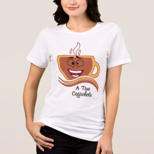 T-shirt En Tri-matière Un Vrai Caféiné Café