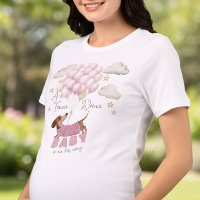 Une annonce de grossesse pour une toute petite béb