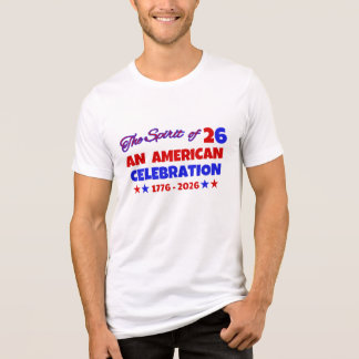 T-SHIRT  EN TRI-MATIÈRE UNE CÉLÉBRATION AMÉRICAINE : L'ESPRIT DU 26