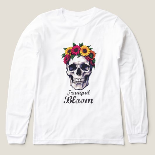T-shirt En Tri-matière Une floraison paisible (Motif recto)