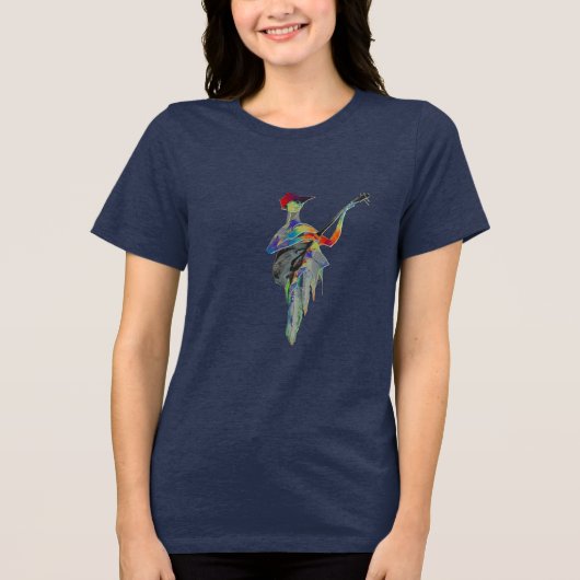 T-shirt En Tri-matière Une impression musicale (Recto)