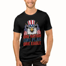 Une nation un drapeau un aigle Patriotique
