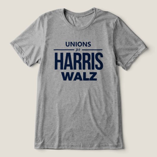T-shirt En Tri-matière Union pour Harris Walz (Design Recto)