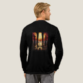 T-shirt En Tri-matière Unique, Black Bella Chemise en toile pour papa (Verso complet)