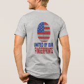 T-shirt En Tri-matière United by Our FingerPrints (Verso)