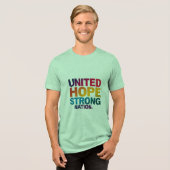 T-shirt En Tri-matière United Hope, Strong Nation T-Shirt - Restez ensemb (Recto plein)