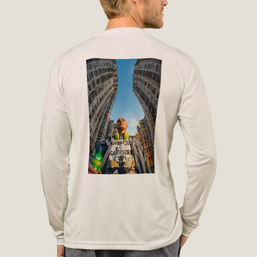 T-shirt En Tri-matière Urban Pulse: City Beats and Concrete Dreams (Verso)