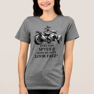T-shirt En Tri-matière US Spyder Ryders - Fesses Regardez Vite avant