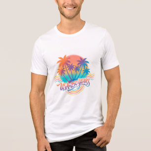T-shirt En Tri-matière USA 250e anniversaire Palmiers 